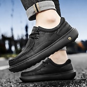tanie Casualowe buty na sznurówki-szare, męskie trampki casualowe – lekkie i elastyczne, idealne do podróży, na co dzień i na przygody na świeżym powietrzu