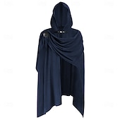 お買い得  ケープとマント-レトリ／ヴィンテージ 中世 ルネッサンス ケープ ナイト Ranger 仮装 男性用 ハロウィーン カーニバル パーティー ルネッサンスフェア レトロテーマパーティー 大人 クローク オールシーズン