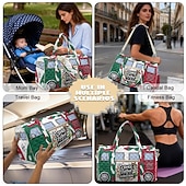  partido mundial de fútbol 2026 bolsa de ropa deportiva fútbol fútbol vintage ropa diaria adultos unisex partido al aire libre evento de fútbol