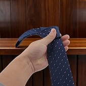 cheap Men's Ties &amp; Bow Ties-Men Ties Fashion Business Classic Formal Stripe Business Evening Party Formal