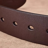 abordables Ceintures pour homme-Homme Ceinture Boucle automatique Cuir Chrome Streetwear Contemporain Classique Loisir Couleur Unie Noir Marron Quotidien Affaires Formel Ceinture Taille