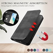 baratos 2026 Samsung Galaxy S26 Série-telefone Capinha Para Samsung Galaxy S26 S26 Ultra Plus Capa para Cartão Wallet Com Suporte Suporte para carregamento sem fio Slot para cartão Retro TPU Couro PU