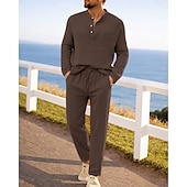 Недорогие спортивные костюмы-Муж. Спортивный костюм Спортивные костюмы Кулиска 2 предм Однотонный Футболка и брюки для бега Комплект спортивной одежды Лето Весна Темно-серый Черный Тренировка в тренажерном зале Бег Фитнес