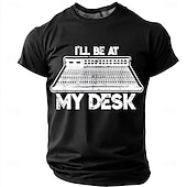  Per uomo Gergo divertente Maglietta Manica Corta maglietta Stampa 3D Girocollo Camicia Moda Quotidiano Quotidiano Streetwear Nero Estate Primavera Abbigliamento S M L XL XXL XXXL