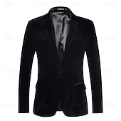 billiga Herrkostymer från 1920-talet-Den store Gatsby Kostymer och kavajer Blazer Herr Retro / vintage 1920-talet Sammet Vacker klänning Vuxen Nyår Maskerad Fest / afton Kappa