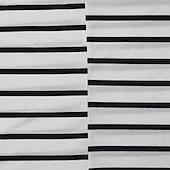 preiswerte Basic-T-Shirts-Herren T Shirt Kurzarmshirt T-Shirt Kurzarm Rundhalsausschnitt Sommer Frühling Gestreift Horizontale Streifen Mode Streetwear Stilvoll Patchwork Farbblock Streifen Lässig Täglich Outdoor Schwarz Rote