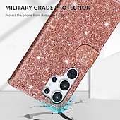 cheap 2026 Samsung Galaxy S26 Series-Phone Case For Samsung Galaxy S26 S26 Plus S26 Ultra Wallet Case Zipper Full Body Protective Kickstand Color Gradient sky PU Leather