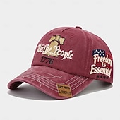  unisex 250./függetlenségi kalap, hordozható, lélegző, mindennapi, kültéri, utcai hímzés, zászlós