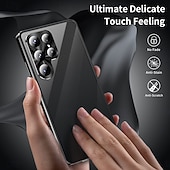 cheap 2026 Samsung Galaxy S26 Series-Phone Case For Samsung Galaxy S26 S26 Plus S26 Ultra Novelty Magnetic Adsorption Slim Case Detachable with Screen Protector Anti peep Metal ABS+PC