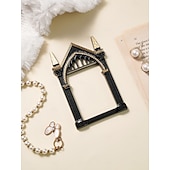 voordelige Beeldhouwwerken-Resin Pattern Photo Frame Decorative Item DIY Piece for Photography Props and Small Home Decoration