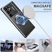 ieftine 2026 Samsung Galaxy S26 Seria-telefon Maska Pentru Samsung Galaxy S26 Ultra Noutate Cu Magsafe rezista Detașabil și Protecție de Ecran Retro MetalPistol ABS + PC