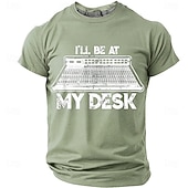 Per uomo Gergo divertente Maglietta Manica Corta maglietta Stampa 3D Girocollo Camicia Moda Quotidiano Quotidiano Streetwear Nero Estate Primavera Abbigliamento S M L XL XXL XXXL