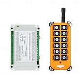 Недорогие Интеллектуальный коммутатор-DC12V-36V 12-канальный радиочастотный беспроводной пульт дистанционного управления, реле-приемник 10А 433 МГц