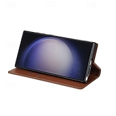 cheap 2026 Samsung Galaxy S26 Series-Phone Case For Samsung Galaxy S26 S26 Plus S26 Ultra Wallet Case Flip Cover Magnetic Full Body Protective Kickstand Retro PU Leather