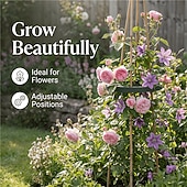 levne pribor za njegu biljaka-6/12 ks držáků na podpěry rostlin - cenově dostupné plastové zahradní spojovací disky pro popínavé rostliny, nastavitelný mřížkový kroužek pro rajčata, okurky, květiny - robustní stabilizátor pro