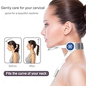 economico accessori per trapano-Collare cervicale regolabile a 360° - supporto per il collo con distensore cervicale | collare cervicale in plastica per correggere la postura della testa in avanti e alleviare il dolore al collo