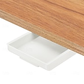 abordables Rangement et organisation-Organiseur de tiroir sous bureau, porte-crayons coulissant, fixation pour tiroir de bureau, accessoires de bureau en plastique &amp;Organiseurs d'espace de travail, organiseur de bureau invisible