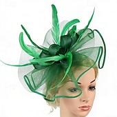 Χαμηλού Κόστους Φασινάτορες-Γοητευτικά Φτερά Δίχτυ Γάμου Γενέθλια Κομψό Βίντατζ χαριτωμένο στυλ Με Φτερό Τούλι Ακουστικό Καπέλα