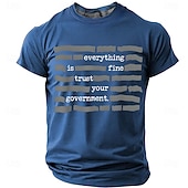  Herr Rolig Slang T-shirt Kortärmad T-shirt 3D-tryck Rund hals Skjorta Mode Dagligen Dagligen Gata Blå Svart Rubinrött Sommar Vår Kläder S M L XL XXL XXXL
