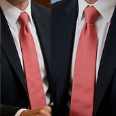 levne Pánské motýlky a kravaty-Muž kravata Módní Obchodní Klasické Formální Bez vzoru Obchod Večerní oslava Formální