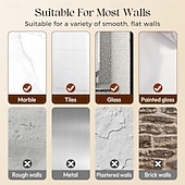 cheap Storage &amp; Organization-24Pcs No-Drill Screw Stickers Strong Adhesive No-Nail No Drilling Required Adhesive Wall Hooks for Picture Frames, Invisible Hanging Nails for Photo Frames, Wedding Pictures, Wall Decor
