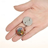 olcso Az Egyesült Államok 250. évfordulója-4 db-os amerikai 250. évfordulós hajtókatű 1776-2026 hazafias fehér sas szabadságharang emlékbross szuvenír hazafiaknak veteránok gyűjtők hátizsák dzseki dekoráció