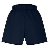 economico Pantaloncini corti-Per donna Shorts Pantaloncini Estivi Shorts da Spiaggia Pantaloncini casual Vacanza Moda Casual Quotidiano Corto Vita Alta Tinta unica Semplice Tasca Elastico in vita Asciugatura Rapida Morbido