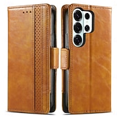 cheap 2026 Samsung Galaxy S26 Series-Phone Case For Samsung Galaxy S26 S26 Plus S26 Ultra Wallet Case Flip Cover with Wrist Strap Kickstand Retro TPU PU Leather