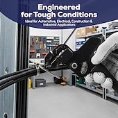 Недорогие зажимы и плоскогубцы-Пистолет для кабельных стяжек из нержавеющей стали со 100 металлическими стяжками длиной 11,8 дюймов, специальный инструмент для затягивания и обрезки стальных стяжек, детали для забора из