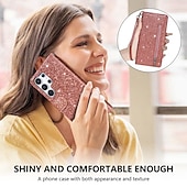 cheap 2026 Samsung Galaxy S26 Series-Phone Case For Samsung Galaxy S26 S26 Plus S26 Ultra Wallet Case Zipper Full Body Protective Kickstand Color Gradient sky PU Leather