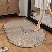 cheap Bathroom Mat-Absorbent Bathroom Mat Non-Slip Foot Mat for Home Use, Quick-Dry Shower Rug, Toilet Door Mat for Bathroom and Restroom