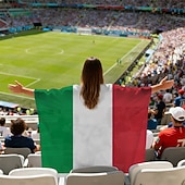 economico Costumi da fan-Partita mondiale di calcio 2026 Mantello Costume Bandiera Ventilatori Adulti Unisex Feste Partita di calcio Evento di calcio Vestirsi