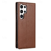 cheap 2026 Samsung Galaxy S26 Series-Phone Case For Samsung Galaxy S26 S26 Plus S26 Ultra Wallet Case Flip Cover Magnetic Full Body Protective Kickstand Retro PU Leather