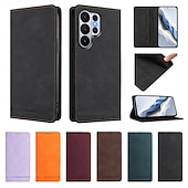 billiga 2026 Samsung Galaxy S26 Serien-telefon fodral Till Samsung Galaxy S26 S26 Ultra Plus Plånboksfodral med stativ Magnet Stöd för trådlös laddning Kontor / företag TPU PU läder