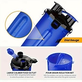 economico Ciotole e Bottiglie da Viaggio-Set composto da 1 tazza per acqua/cibo + 2 ciotole pieghevoli. Borraccia da viaggio per cani con ciotola pieghevole, contenitore per cibo per animali domestici 2 in 1 con ciotola pieghevole. Ciotola