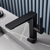 economico Rubinetti per lavandino bagno-Rubinetto per lavabo da bagno - classico rubinetto miscelatore monocomando in ottone galvanizzato per lavabo da bagno