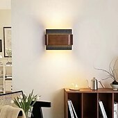 abordables Appliques murales d'intérieur-Applique murale lumineuse à double éclairage, style wabi-sabi médiéval – idéale pour une chambre, un salon ou un couloir. 110-240 V