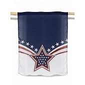  Women's Patriotic Polyester Chiffon Scarf, Lightweight Breathable Star Print Fashion Wrap for America 250th Celebration, Independence Day, Daily Casual Wear and Vacation Travel