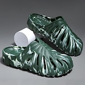 cheap Casual Sandals-Men's Camouflage Slip-On Poolside Shoes – Lightweight, Flexible, Non-Slip, Ideal for Beach Vacation, Resort and Casual Outdoor Wear
