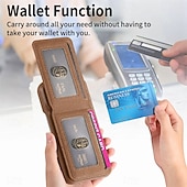 economico 2026 Samsung Galaxy S26 Serie-telefono Custodia Per Samsung Galaxy S26 S26 Plus S26 Ultra Copertura Posteriore con Supporto Cavalletto Slot per Carte Retrò TPU Pelle PU