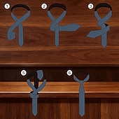 levne Pánské motýlky a kravaty-Muž kravata Módní Obchodní Klasické Formální Bez vzoru Obchod Večerní oslava Formální