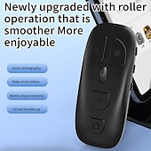 cheap TV Boxes-Bluetooth Page Turner for Kindle, TikTok Remote Control Scroller with Scroll Wheel, Wireless Selfie Camera Shutter Zoom Button for iPhone iPad Android, Long Battery Life