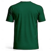  Voor heren Voetbalshirt Geometrisch Brazilië Truien Sportief T-shirt Zomer Kleurenblok Korte mouw UPF 50 Sneldrogend Vochtregelerend Ademend Toernooi Voetbal Informeel Hardlopen Joggen Opleiding Groen