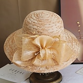 ieftine pălării de petrecere-Palarie Poliester Nuntă Zi de Naștere Elegant Epocă Drăguţ Cu Dantelă Diadema Articole Pentru Cap