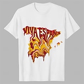  2026年ワールドサッカーマッチ セット グラフィックTシャツ パーティー サッカー スペインサッカーファン Tシャツ のために 男女兼用(儿童不要选这个) 成人 3Dプリント  のために パーティー スポーツ・アウトドア