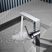 economico Rubinetti per lavandino bagno-Rubinetto per lavabo da bagno - classico rubinetto miscelatore monocomando in ottone galvanizzato per lavabo da bagno