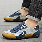 abordables Zapatillas Informales-Zapatillas deportivas de piel sintética para hombre: diseño moderno para estilos de vida activos, ideales para correr, caminar y actividades al aire libre.