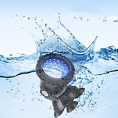 Недорогие Подводное освещение-аквариумный прожектор с Bluetooth, пультом дистанционного управления, кнопками, IP68, уличный погружной светильник, светильник для бассейна.