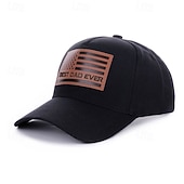  Cappellino da baseball patriottico con toppa in pelle e bandiera americana, stile trucker per uomo e donna, 4 luglio, giorno dell'indipendenza, 250° anniversario, Memorial Day.