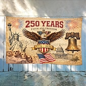 preiswerte 250. Jubiläum-US-Flagge im Vintage-Design zum 250. Jahrestag der amerikanischen Unabhängigkeit mit Adler, Freiheitsglocke und nationalen Symbolen zur Feier des amerikanischen Erbes von 1776 bis 2026